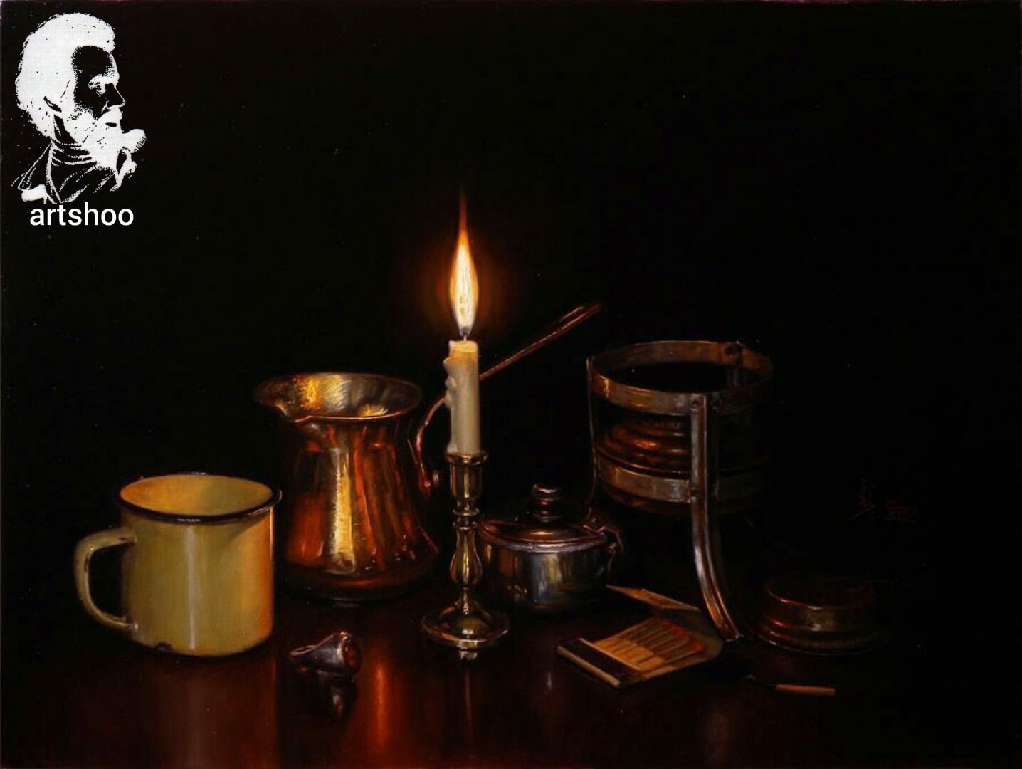 آموزش نقاشی رنگ روغن